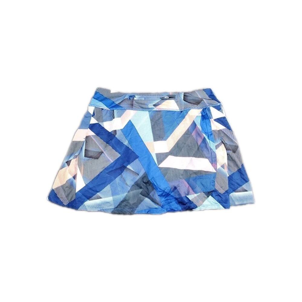 Athleta Electric Geo Sport Sz M Speed Skort Pleated Tennis Golf Skirt Womens - Picture 7 of 9